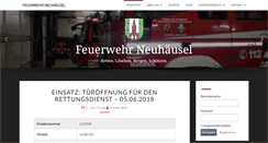 Desktop Screenshot of feuerwehr-neuhaeusel.de