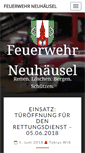 Mobile Screenshot of feuerwehr-neuhaeusel.de